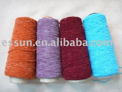 China Anti-pilling cheap price 6nm (1500d) 100% colored acrylic chenille yarn on cone for sale