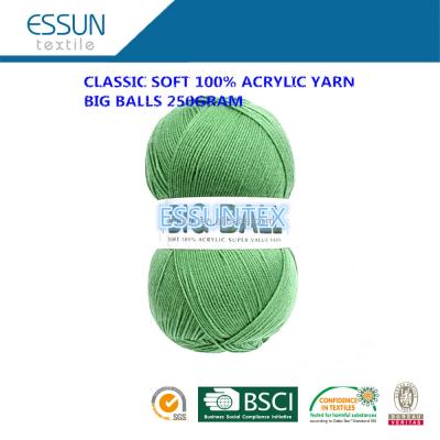 China Anti-pilling NM8/3 Soft Acrylic Wool 100% Hand Knitting Yarn Fancy Yarn for sale