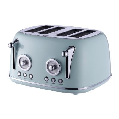 China Defrost Customized Home Kitchen Appliances Digital Timer 2 Slich Stainless Steel Plug Bread Toaster for sale