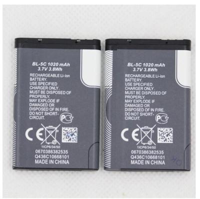 China Mobile phone for Nokia mobile phone battery 1100/1108/1110/2610 /3100/3100C bl-5c battery for sale