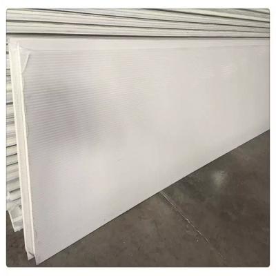 China Industrial Prefab House PU Foam Sandwich Panel / Cladding Exterior Wall Panel for sale