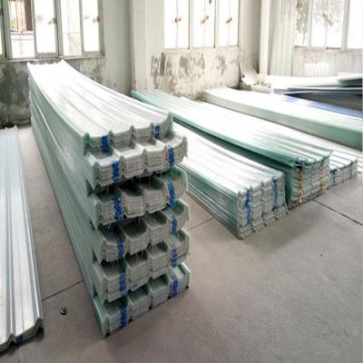 China Hotel Transparent Roof Tile For Greenhouse Transparent Sheet FRP Clear Tiles for sale