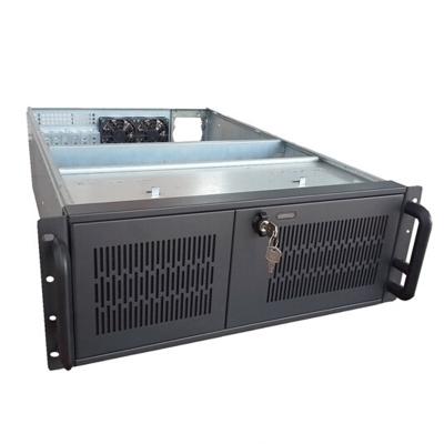 China With Fan 1.2mm SGCC 19 Inch Rack Mount Chassis 10 Bay 650mm Length Long Server Cases 4U for sale