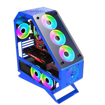 China Gaming Computer Case Water Cooling Desktop Case for sale