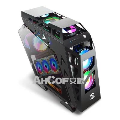 China Gaming Computer Desktop Temper Glass Side Case for sale