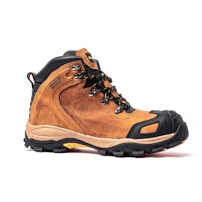 China Toe Steel Steel Toe and Steel Plate Work Boots for Men for sale