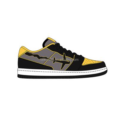 China Cushioning Original Customize Logo Men Blank Skateboard Manufacturer Custom SB Dunkes Casual Leather Sneakers Shoes for sale