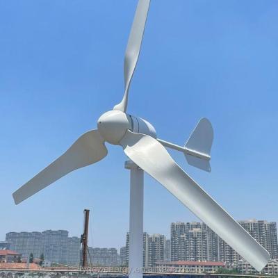 China Horizontal Wind Power Generation Poland Warehouse Alternative Energy 1kw 12v 24v Wind Turbine Generator With Controller For Home Use for sale