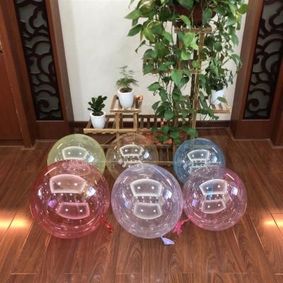 China TF China Promotional Hot Factory Toy Bobo Colorful Balloons 18 Inch Party Supplies Colorful Round LED Bobo Light Balloons for sale