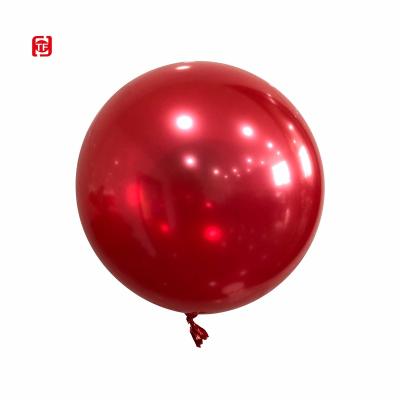 China Hot Sale 18 Inch Chrome Romantic Metallic Bobo Balloon For Party Decoration Promotional Toy TF Colorful for sale