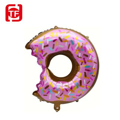 China Cartoon Foil Helium Balloon Gift Toy Confetti Donut Shape Party Happy Birthday Decorations Children's Gifts for sale