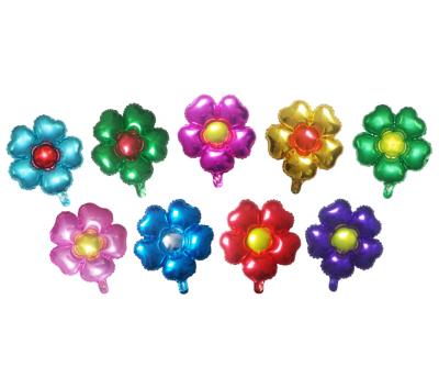 China Promotional Toy TF Flower Foil Balloons Beautiful, 18inch Floral Balloons For Wedding Birthday Party Decorations Decorator Colorful Balloon for sale