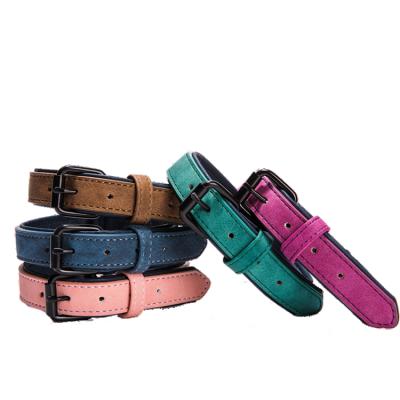 China Color Reflective Durable Nylon Pure Collar Small Pet Animal Dog Collar for sale