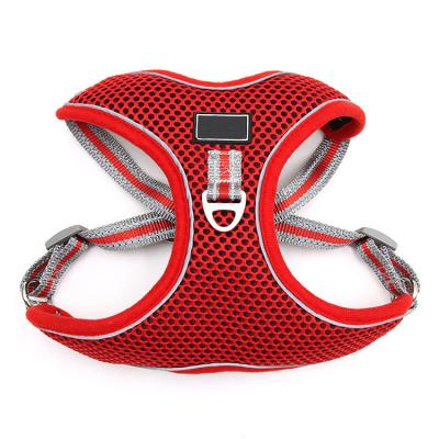 China Custom High Quality Adjustable Padded Mesh Dog Harness for sale