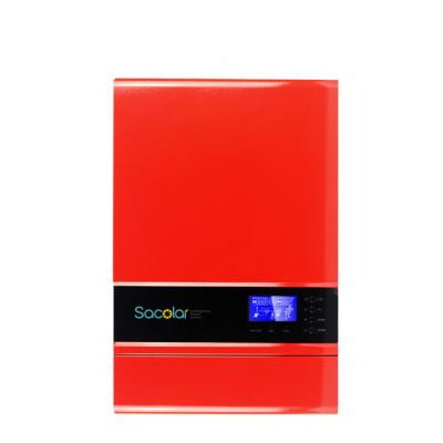 China Sacolar 2KW 3KW 4KW 5KW Off Grid Solar Inverter With MPPT Solar Controller 470*320*135mm for sale