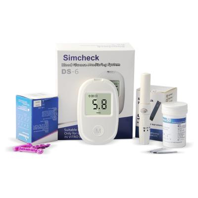 China Blood Glucose Testing Machine Sugar Home Care Blood Analysis Machine Fast 5sec Accurate Blood Check Glucometer With Strip Blood Glucose Meter for sale