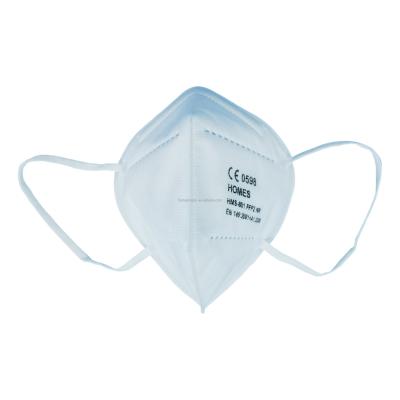 China Fabric+Melt-blown masken nonwoven fabric ffp2 mask ce certificate en149 2001 standard protective 5ply respirator for sale