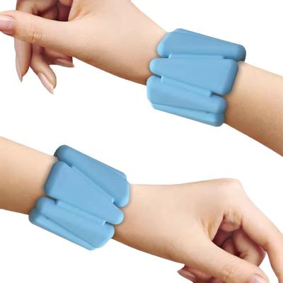 China Eco-friendly Yoga Weight-bearing Wristband Silicone Wrist Band For Fitness Exercise Weight-bearing Adjustable for sale