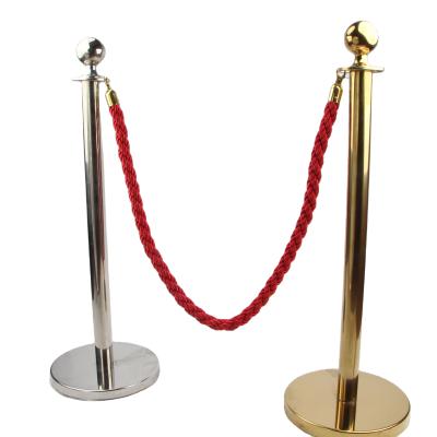 China Multi-application Crowd Control Support Bracket Post Crowd Control Barrier with Support Brackets Ropes for sale