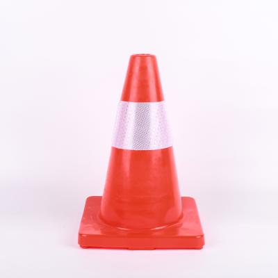 China Most Safety Products Pavement Safety Design Cheap Road PVC Flexible Traffic Cone With High Reflective Strip for sale