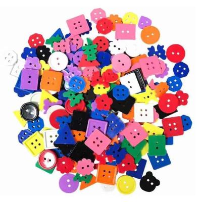 China Opaque and matching plastic buttons viable for children for sale