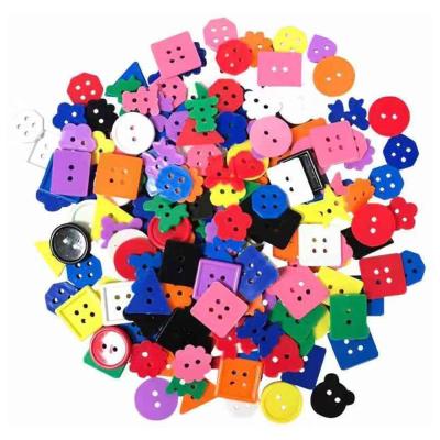 China Teddy Bear Shape Plastic Buttons viable for kids for sale