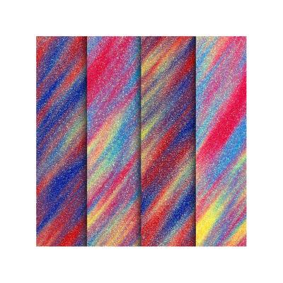 China Hot Selling Anti-color New Design Rainbow Shade 250gsm A4 Glitter Paper Sheet Glitter For DIY Gift Voucher for sale