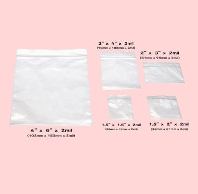 China Clear Zipper Moisture Proof Resealable Plastic Poly Bag for sale