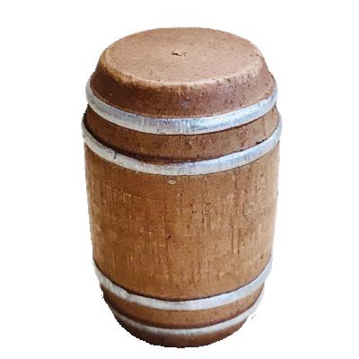 China Miniatures Wooden Barrel Accessories Wooden Barrel For Kids DIY for sale