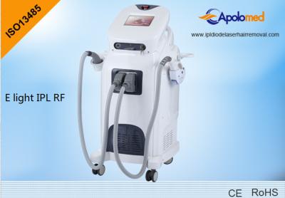 China 2 handpieces RF face lifting machine e-light ipl machine with 16 languages for sale