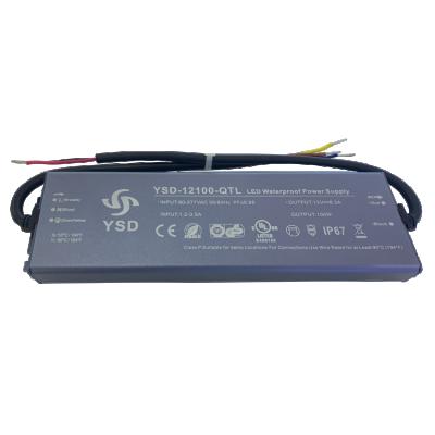 China IP67 Waterproof DC 12V 24V LED Driver Constant Voltage Led Driver Switching Power Supply YSD-100WOULD-12 for sale