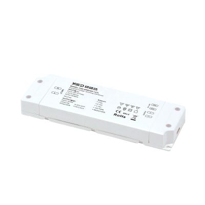 China Plastic Case Factory Price 12v 24v Slim Strip Constant Voltage Led Power Supply 12w 24w 50w Led Light Driver for sale