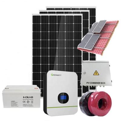 China Home Solar Ground System 1Mw 20Kw 30Kw 50Kw 5Kw 10Kw Rack Solar Panel Off Grid Solar Power System for sale