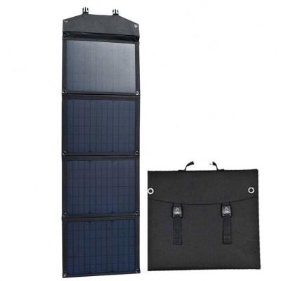 China Outdoor Camping Power System 60w 80w 100w Monocrystalline Silicon Portable Collapsible Folding Solar Panel for sale