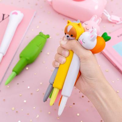 China Customized hot-selling cute wholesale decompression pens normal support soft gel parks production wholesalers for sale