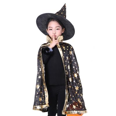 China Durable Halloween Party Carnival Cosplay Idea New Product Polyester Halloween Party Decoration Witch Kit Coat for sale