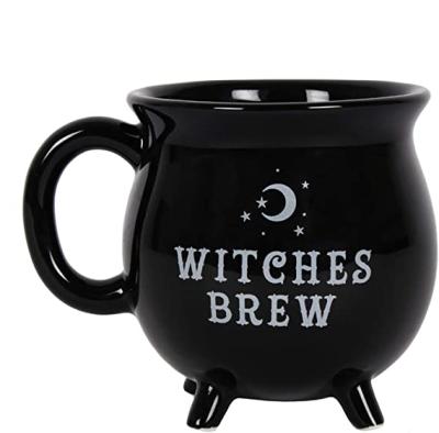 China Viable Creative Gift Office Decoration Christmas Halloween Witch Beer Mug Ceramic Mugs for sale