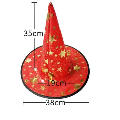 China High Quality Colorful Halloween Party Hat Halloween Party Carnival Cosplay Beauty Decoration Witch's Favorite Decor Witch Hat for sale