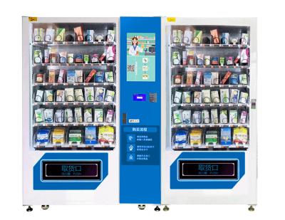 China Automatic Pharmacy Vending Machine 2 Cabinets Large Capacity Combo Vending Machine for sale