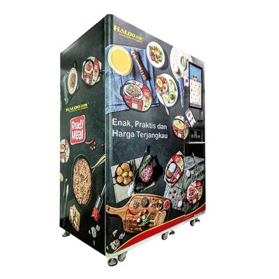 China -18℃  Frozen Food Vending Machine Frozen Meals Vending Machine With Microwave Heating for sale