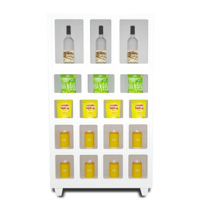 China Haloo Accessories Locker Vending Machine For Snacks and Wine for sale