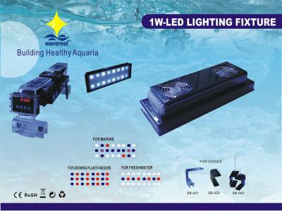 China 100 - 120V 180W Compact Low Energy Consumption 380nm UVA CE Aquarium Led Light Fixtures for sale