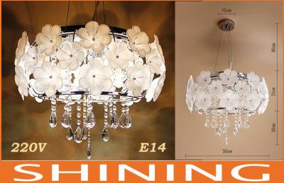 China Painting Finishing K9 Crystal Chandelier Light For Dining Room for sale