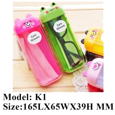 China 2024 newest children plastic sunglasses case for sale