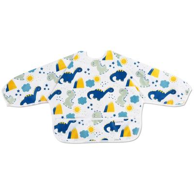 China Antibacterial Washable Long Sleeve Baby Bib Waterproof Bibs For Babies for sale