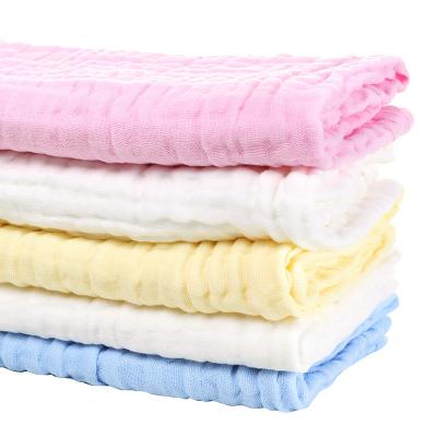 China Washable Baby Muslin Washcloths - Natural Muslin Cotton Baby Wipes - Soft Newborn Baby Face Towel and Muslin Washcloth for sale