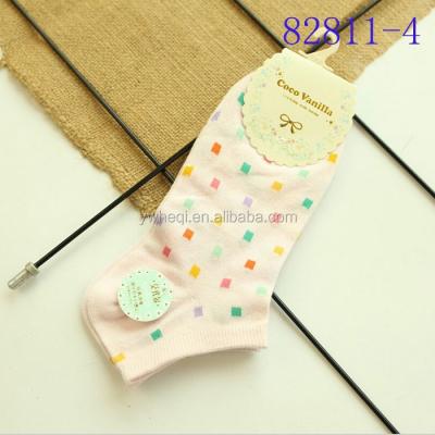 China Bulk Wholesale Antibacterial Modal Cotton Lady Character Lattice Socks for sale