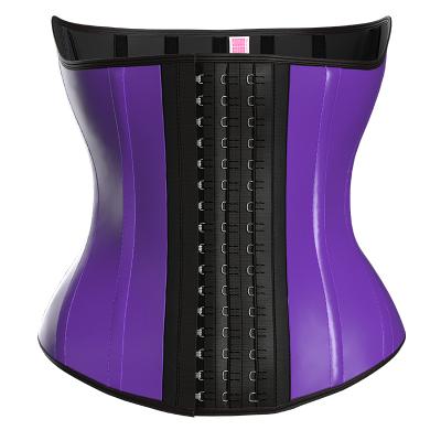 China Wholesale Antibacterial Custom Design Sheer Women Body Shape Front Hook Waist Trainer Sports Waist Cincher for sale