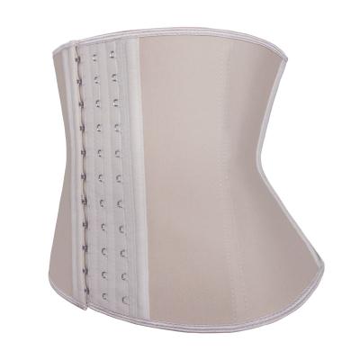 China Antibacterial Steel Smooth Latex Bone Steel Smooth Latex Colombian Naked Waist Cincher 3 Layer Sauna Cincher for sale