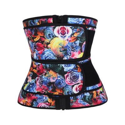 China Antibacterial Women Liner Compression Corset Slimming Belts Waist Trainer With Private Label Free Sample for sale